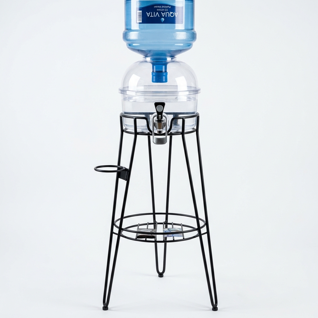 Sturdy Metal Stand for 20L Water Cans and Dispensers